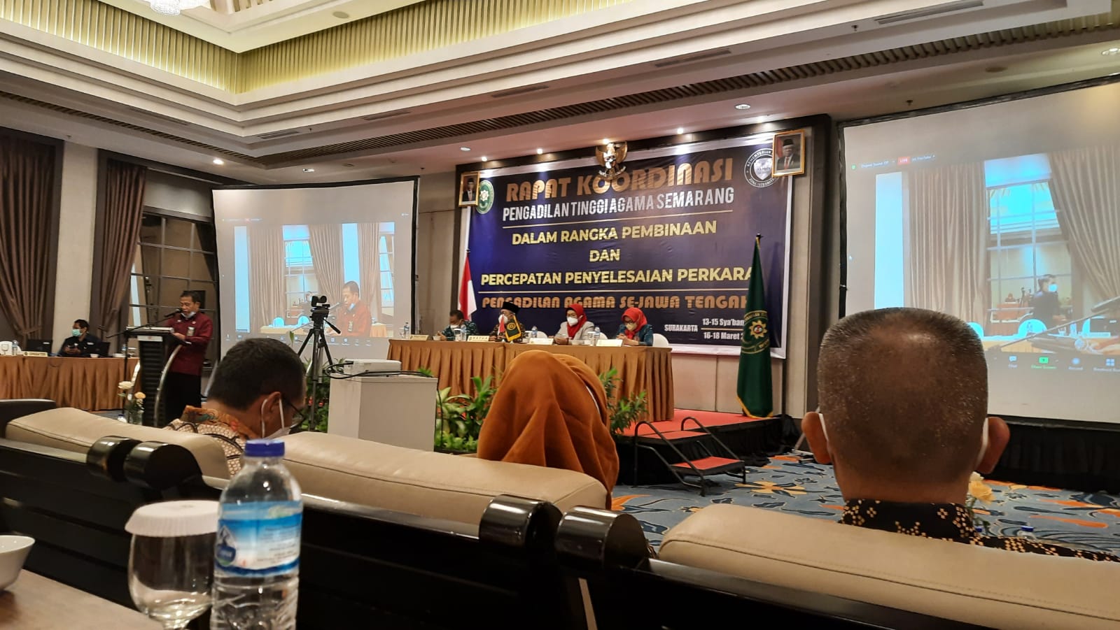 KPTA Semarang membuka secara resmi acara Rapat Koordinasi Pengadilan Agama Se-Jawa Tengah